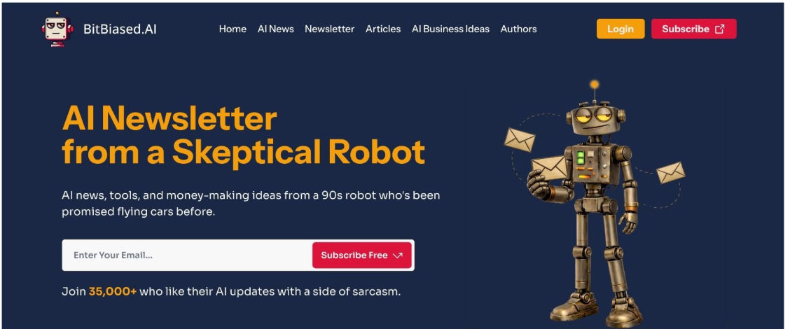 Bitbiased AI screenshot and logo